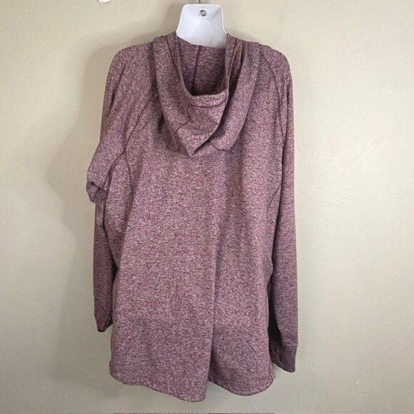 Duluth Purple Funnelneck Pullover Hoodie Thumbholes Size XXL Women's Hiking Out - Picture 2 of 8